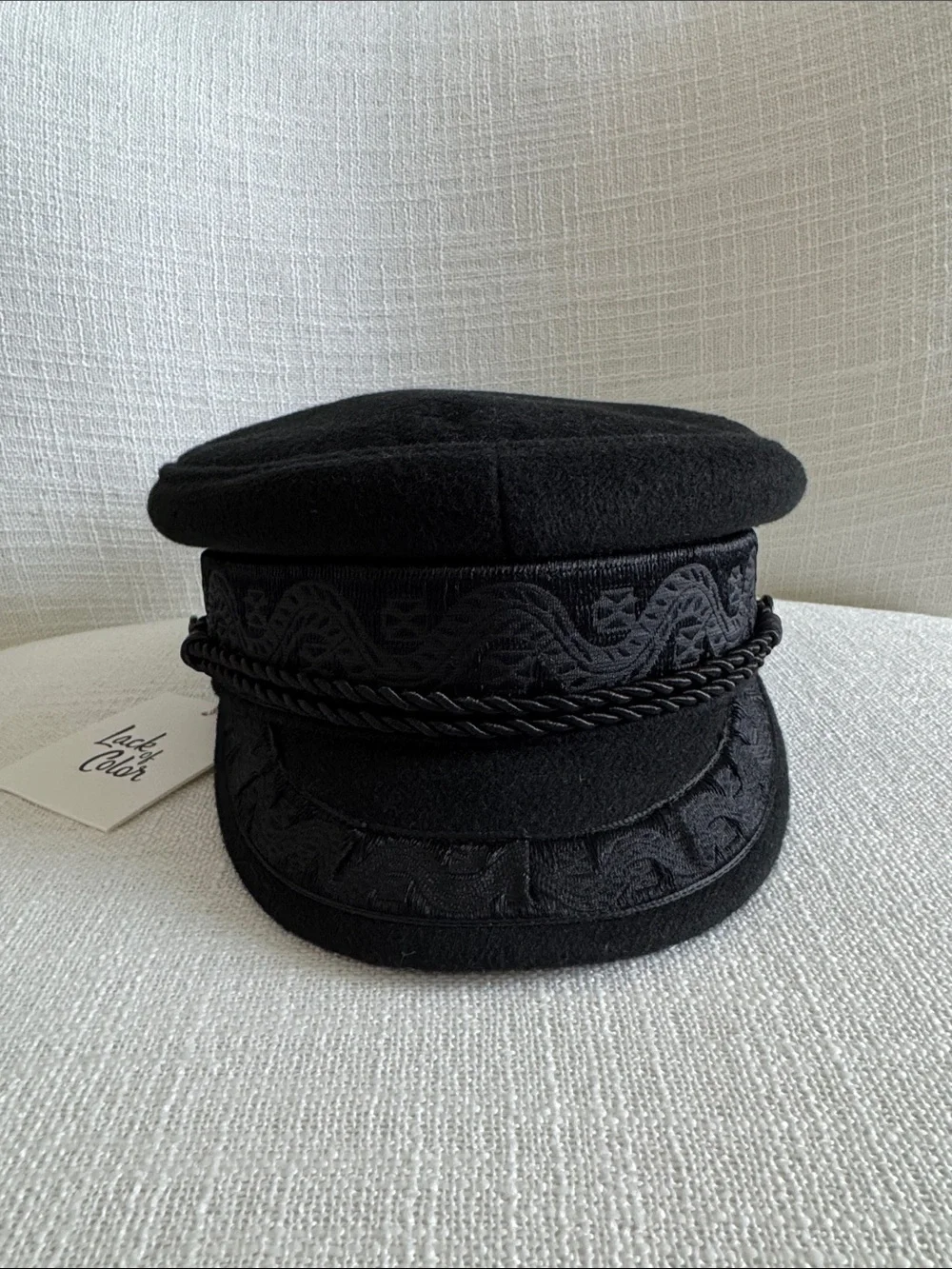 Lack Of Color Black Riviera Hat